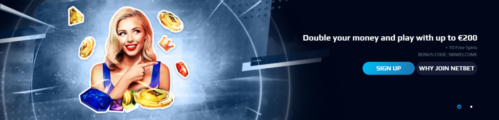 raddoppia il tuo denaro su NetBet