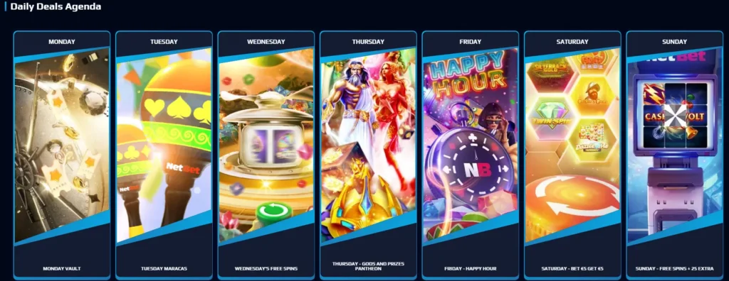 offerte quotidiane al casino NetBet